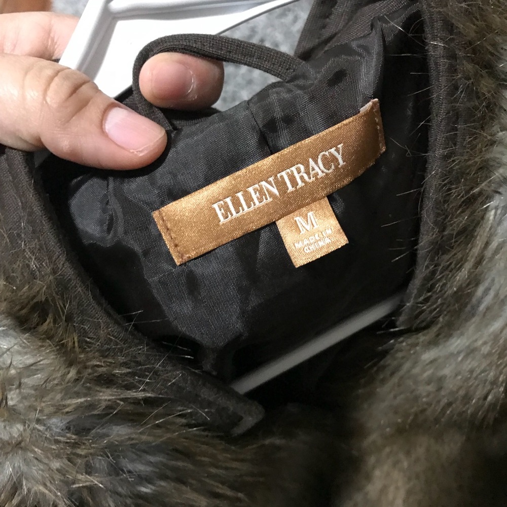 Ellen Tracy furry vest - Picture 3 of 5